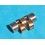 Rolex 15.5mm Solid Gold 18K/SS MENS JUBILEE 20mm BRACELET 62523H 18 TUTONE LINK WATCHBAND PART