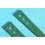 Vintage Genuine Collectible Swiss 22mm Green Tropic strap dive band big holes New Old Stock Ref 23322
