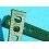 RARE & VINTAGE BRACELET VERT MONTRES N.O.S. SWISS TROPIC SPORT 22mm REF 23322