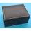 Écrin, boite, coffret, rangement simili cuir noir montres divers