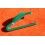 Rolex Vintage Goodie accroche, présentoir bracelet vert plastique signé ROLEX