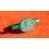 Rolex Vintage Goodie accroche, présentoir bracelet vert plastique signé ROLEX