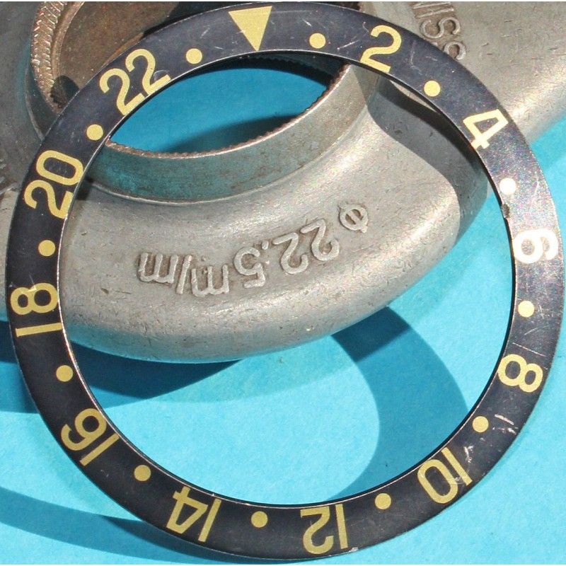 ROLEX VINTAGE FADED INSERT GRADUE MONTRES GMT MASTER 1675/3, 16753, 1675/8, 16758, 1675 or & acier