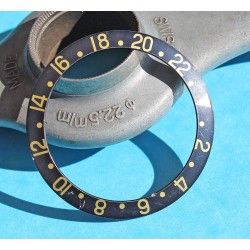 ROLEX VINTAGE FADED INSERT GRADUE MONTRES GMT MASTER 1675/3, 16753, 1675/8, 16758, 1675 or & acier