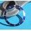 ROLEX RARE INSERT GRADUE LUNETTE BLEU MONTRE SUBMARINER DATE 16613, 16618, 16803, 16808 PERLE LUMINOVA
