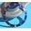 ROLEX RARE INSERT GRADUE LUNETTE BLEU MONTRE SUBMARINER DATE 16613, 16618, 16803, 16808 PERLE LUMINOVA