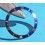 ROLEX RARE INSERT GRADUE LUNETTE BLEU MONTRE SUBMARINER DATE 16613, 16618, 16803, 16808 PERLE LUMINOVA