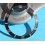 ROLEX INSERT LUNETTE NOIRE MONTRES SUBMARINER DATE OR & ACIER 16613, 16618, 16803, 16808 PERLE TRITIUM