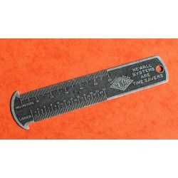 VINTAGE guage ruler NEWALL Systems are time savers parts repair service, watchmakers 