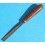 ANCIEN MANCHE TYPE LIME US BROCK CAST STEEL BROS, GRAVEUR OUTIL ACCESSOIRE HORLOGER ACIER 