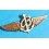 Logo, écusson, symbole plastique Montres Breitling Ailé couleur dorée 6cm
