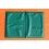 VINTAGE PORTEFEUILLE PASSEPORT PORTE CARTES ROLEX PLASTIQUE VERT