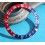 ROLEX FADED INSERT GRADUE 24H B BICOLORE PEPSI ROUGE / BLEU DE MONTRES VINTAGES GMT MASTER 1675, 16750, 16758, 16753