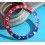 Rolex Faded GMT Master 1675, 16750, 16753, 16758 Pepsi Blue & Red color Bezel Watch Insert Part 24H