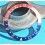 ROLEX FADED INSERT GRADUE 24H B BICOLORE PEPSI ROSE / BLEU DE MONTRES VINTAGES GMT MASTER 1675, 16750, 16758, 16753