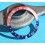 ROLEX FADED INSERT GRADUE 24H B BICOLORE PEPSI ROSE / BLEU DE MONTRES VINTAGES GMT MASTER 1675, 16750, 16758, 16753