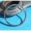 RARE LUNETTE BOMBEE ACIER MONTRES ROLEX OYSTER PERPETUAL DATE SERIE 1500, 1501, 1503, 1505,1550,115200,15210 Ø33mm