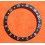 Rolex GMT Master All Black Serifs & Fat Font watch Black color S/S 16700, 16710, 16760 Bezel 24H Insert Part