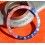 Rolex GMT Master watch Faded PEPSI Blue & Pink Red color S/S 16700, 16710, 16760 Bezel 24H Insert Part