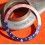 Rolex GMT Master watch Faded PEPSI Blue & Pink Red color S/S 16700, 16710, 16760 Bezel 24H Insert Part