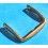 Watch Band Leather & silicon Strap Gold yellow plated, filled Buckle 18/16mm bracelet watches