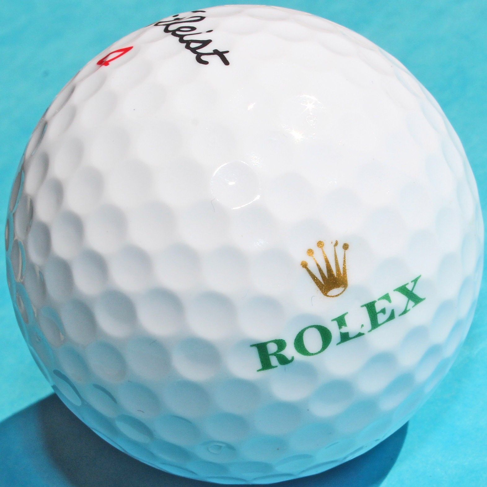 ROLEX TITLEIST 1 Collectible Golf Ball Bola Palline Golfbälle