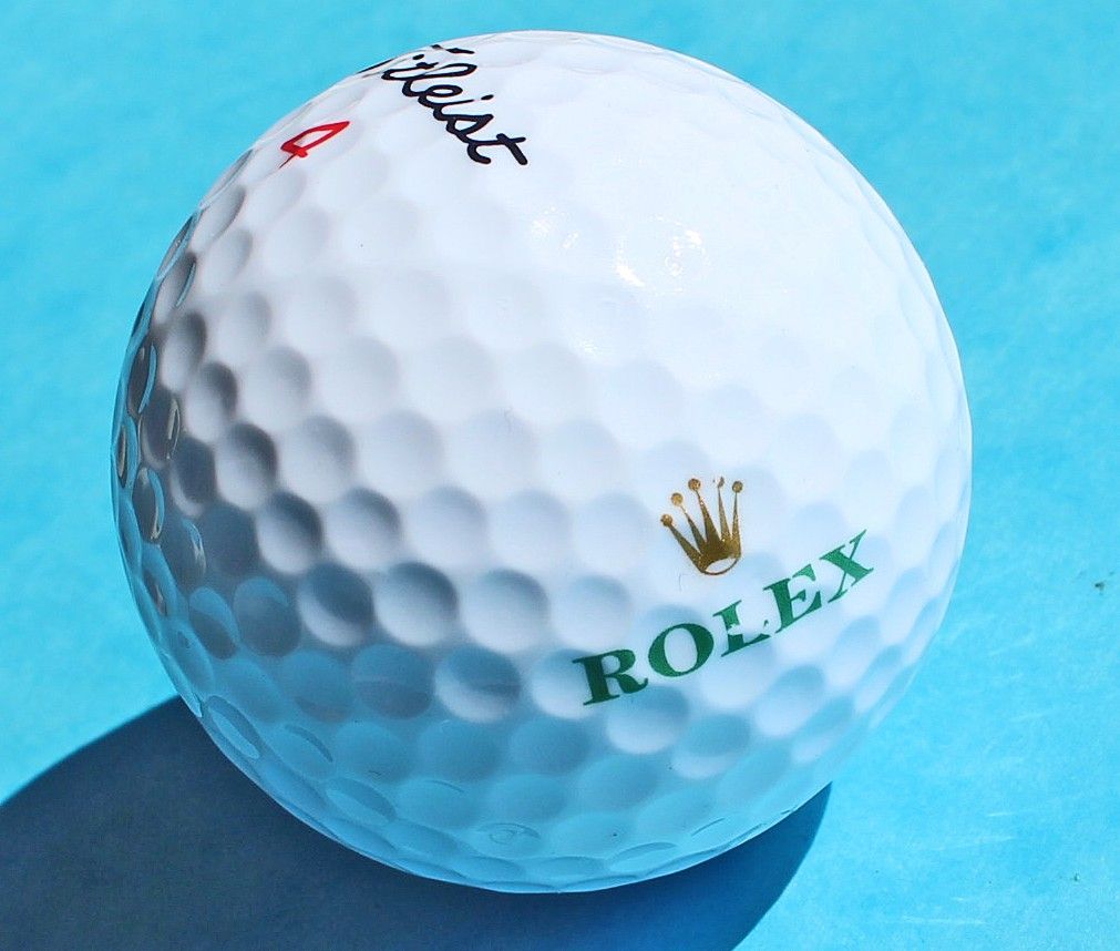 ROLEX TITLEIST 1 Collectible Golf Ball Bola Palline Golfbälle