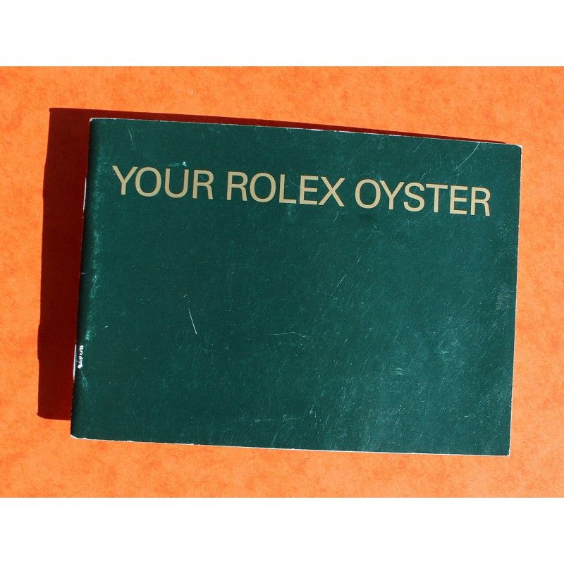 RARE LIVRET, MANUEL, NOTICE MONTRES ROLEX "YOUR ROLEX OYSTER" 2006 EN CHINOIS