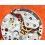 Cartier Genuine Ladies ETA 2412 17 jewels Base plate movement, caliber mechanical Cal 78-1 watch part
