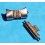 Rolex Vintage 70's Tutone, bitons endlink 13mm SSteel & Gold Ladies Jubilée Ends parts folded links ladies bracelet 6251D