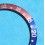 ROLEX 90's FADED ROUGE & BLEU INSERT GRADUE 24H LUNETTE MONTRES GMT MASTER 16700, 16710, 16760 COULEUR PEPSI