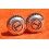 AUTHENTIQUES 2 x REMONTOIRS VISSES ACIER MONTRE TISSOT Ø7mm