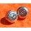 AUTHENTIQUES 2 x REMONTOIRS VISSES ACIER MONTRE TISSOT Ø7mm