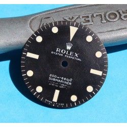 ROLEX GENUINE 5512 SERVICE WATCH DIAL FACTORY SUBMARINER RARE DIAL 4 LINES LUMINOVA MAT FINISH CAL 1570, 1520, 1530, 1560