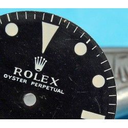 ROLEX GENUINE 5512 SERVICE WATCH DIAL FACTORY SUBMARINER RARE DIAL 4 LINES LUMINOVA MAT FINISH CAL 1570, 1520, 1530, 1560