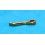 Watch Band Leather & silicon Strap Gold yellow plated, filled Tang Buckle bracelet watches
