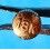 VINTAGE WRIST WATCH PART SCREW CROWN YELLOW GOLD 18KT Ø2.90mm 