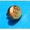 VINTAGE WRIST WATCH PART SCREW CROWN YELLOW GOLD 18KT Ø2.90mm 