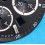 Hublot authentique Cadran de montre big bang black magic 301.CX.130.RX à restaurer