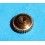VINTAGE WRIST WATCH PART SCREW CROWN GOLD PLATED YELLOW Ø6mm 