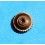 VINTAGE WRIST WATCH PART SCREW CROWN GOLD PLATED YELLOW Ø6mm 