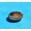 VINTAGE WRIST WATCH PART SCREW CROWN GOLD PLATED YELLOW Ø6mm 