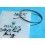 AUTHENTIQUE ANNEAU DE VERRE MONTRES ROLEX THUNDERBIRD TURN-O-GRAPH 1625 -anneau de glace-