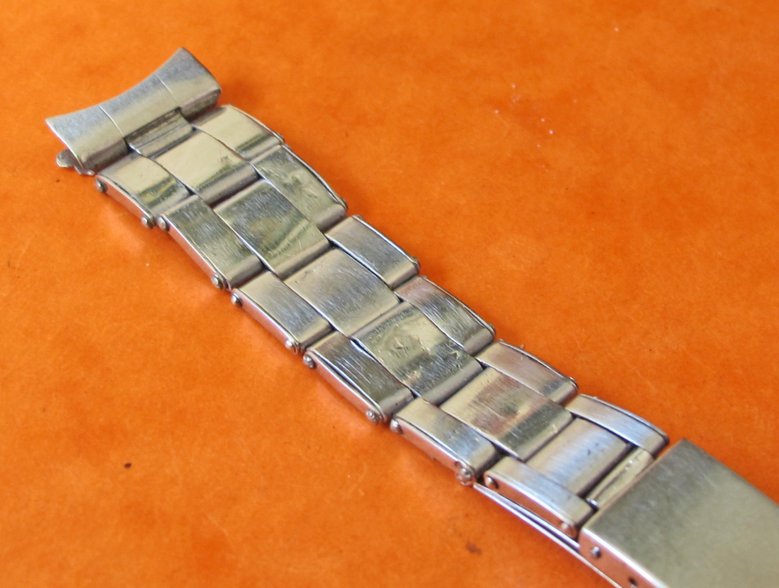 18mm Jubilee WatchBand Bracelet With Oyster Deployment Clasp For Seiko 5  SNK361 | eBay
