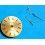 Rolex Cadran Couleur or Ø20mm & aiguilles tritium Ladies Vintage 67183 Oyster Perpetual Cal 2030