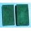 Rolex Lot of 2 Suede green velvet pouch traveler's service holder case watches Submariner, Gmt, Daytona, Explorer, Air King