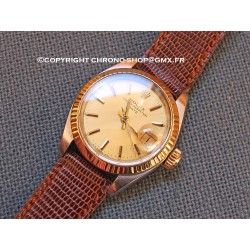 LADIES ROLEX DATE 6917 18k GOLD & STAINLESS STEEL WRIST WATCH VINTAGE 1982