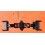 Jacob & Co Epic II E2B Authentique Double boucle déployante papillon noire bracelet caoutchouc, cuir montres hommes