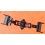 Jacob & Co Epic II E2B Authentique Double boucle déployante papillon noire bracelet caoutchouc, cuir montres hommes