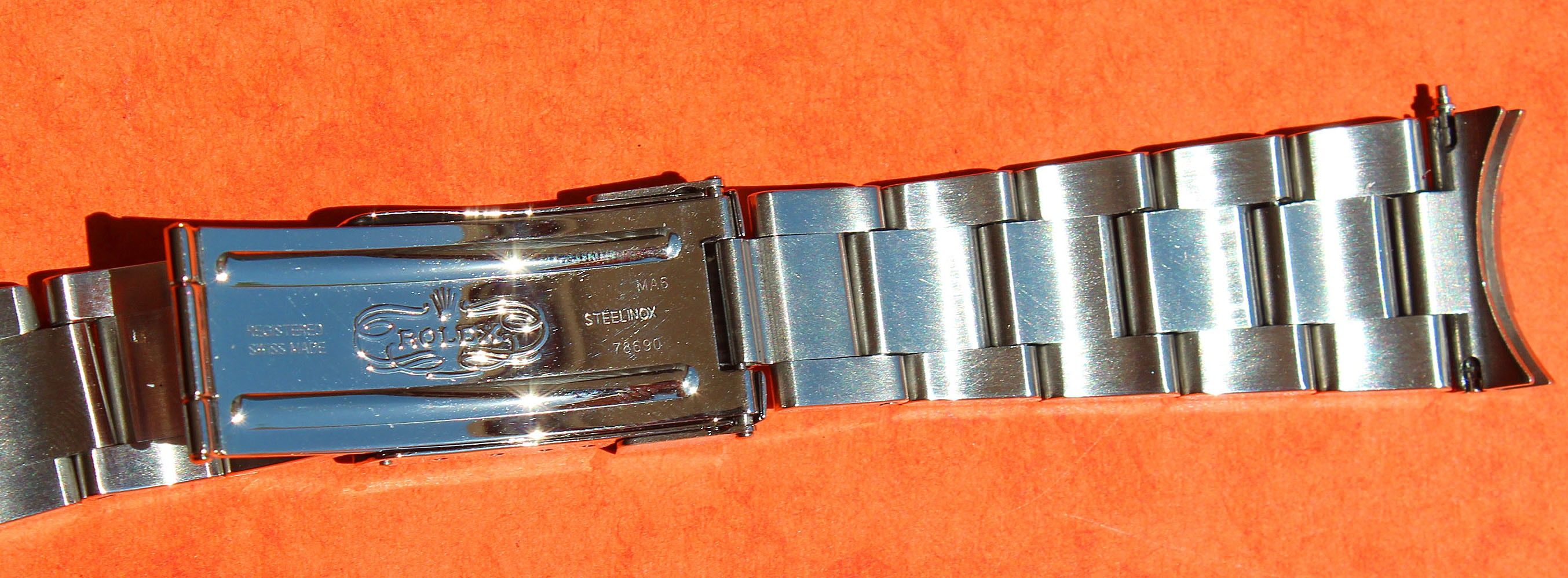 ROLEX Genuine 78690 Explorer 114270 Watch 20mm oyster bracelet w/ solid ...